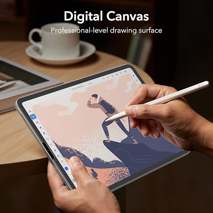 ESR For iPad Pro 11 Screen Protector Paper-Feel (2022/2021/2020/2018), Ipad Air 5/4 Paperlike Screen Protector (2022/2020), Put Pencil To Paper, Thin And Responsive, Easy Application Tray
