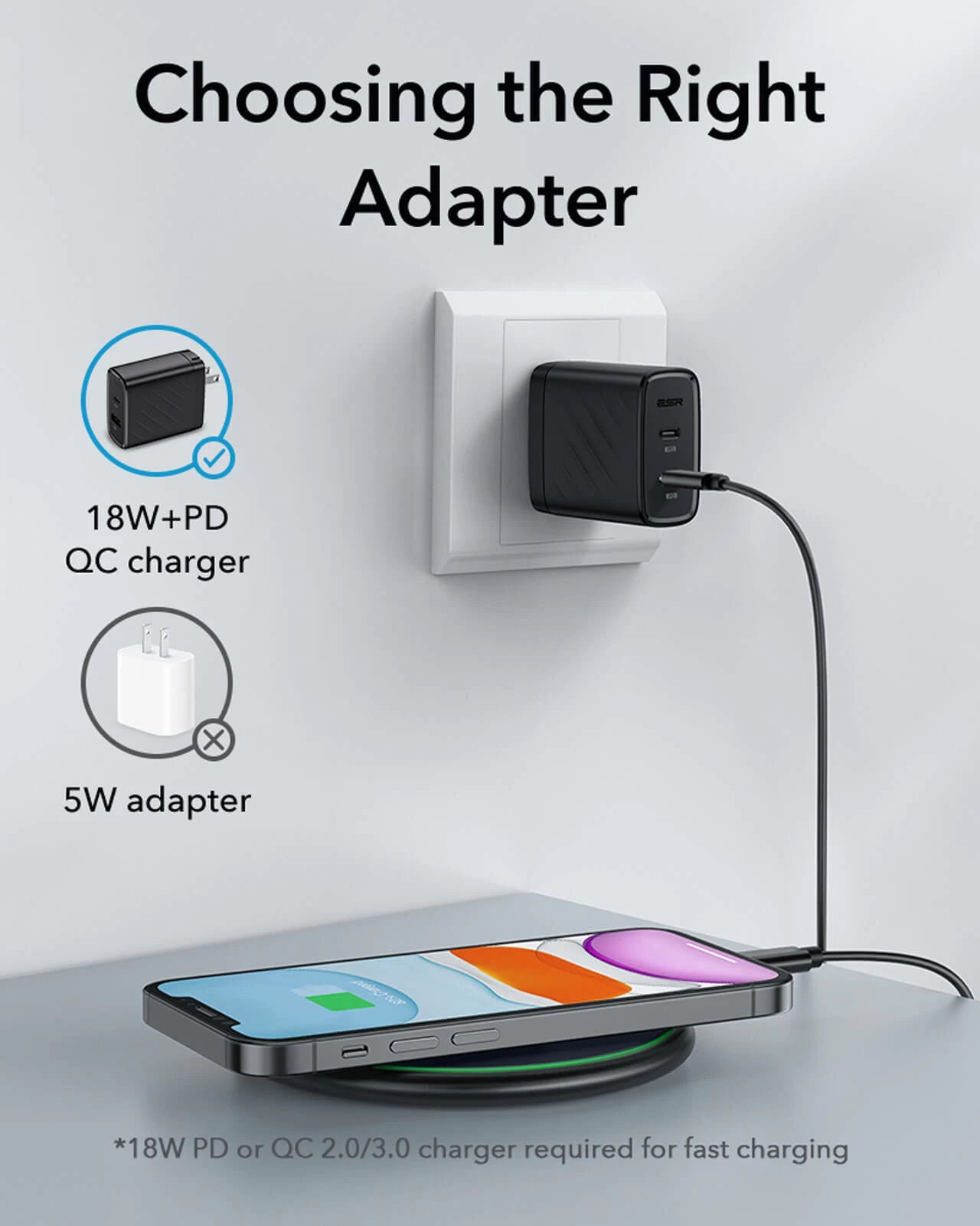 ESR Halolock Magnetic Wireless Charger