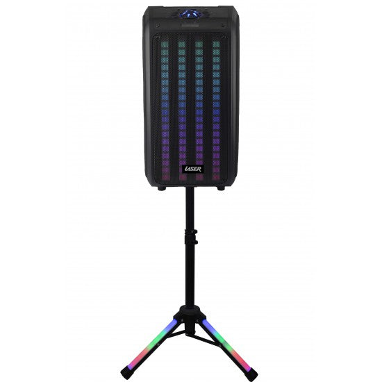 Laser Portable Party Speaker With Led Stand