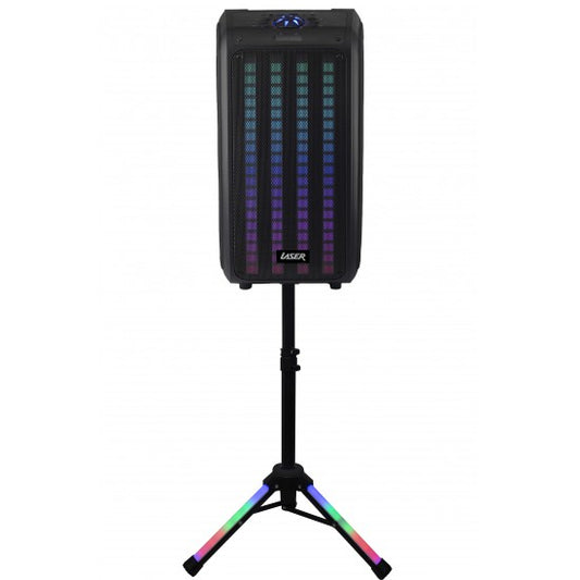 Laser Portable Party Speaker With Led Stand