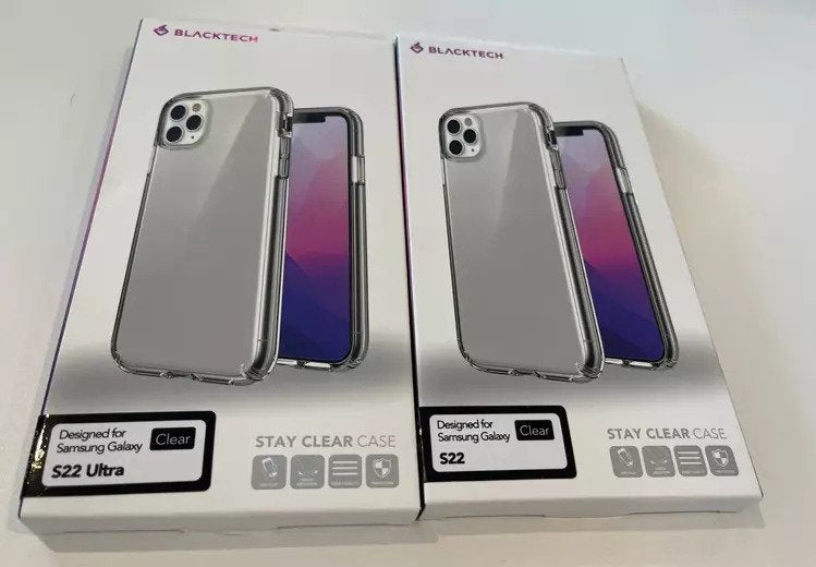Blacktech Samsung Galaxy S22 Phone Case Clear