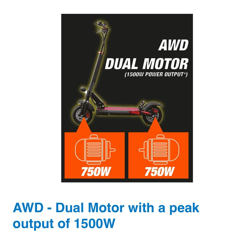 Navig8r E-Scooter Dash 55 - Dual Motor Dual Suspension