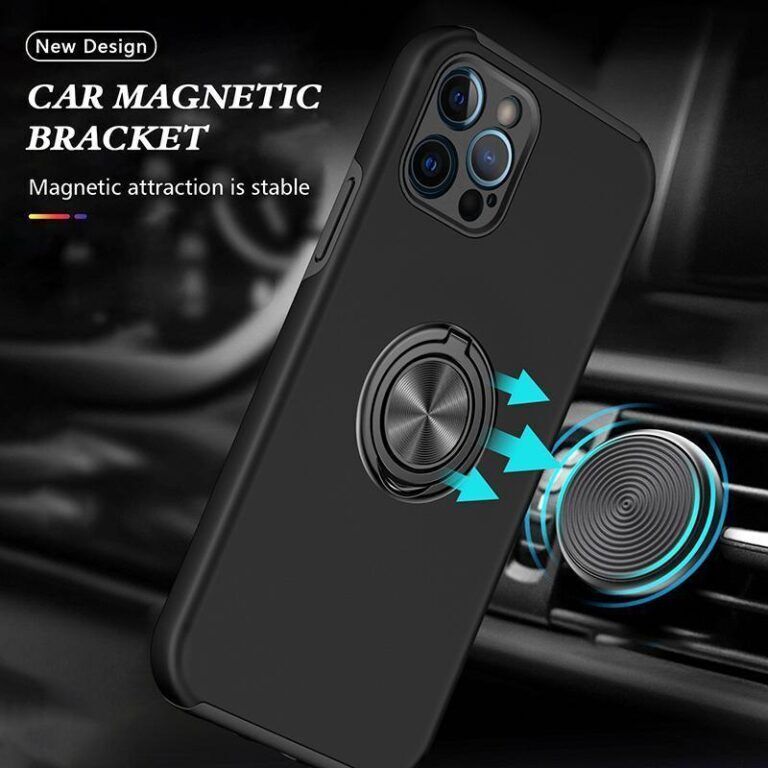 iPhone 15 Pro Kinglink Mag Ring Black Case