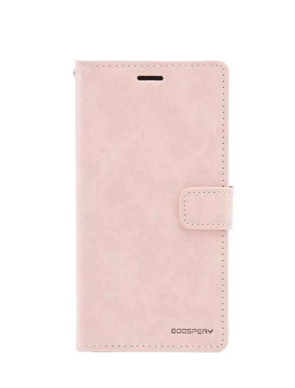 iPhone 15 Plus Blue Moon Rose Gold Wallet Case