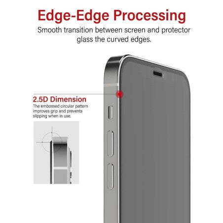 Kinglas Privacy Protector For iPhone 15/15 Pro