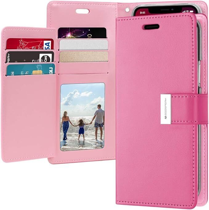 iPhone 11 Pro Blue Moon Pink Wallet Case