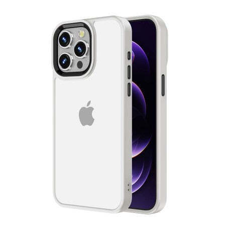 Metal Camera Lens Transparent Protection Shockproof Case For iPhone 15 Promax