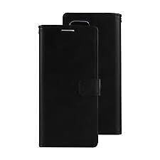 iPhone 14 Plus Blue Moon Diary Black Wallet Case