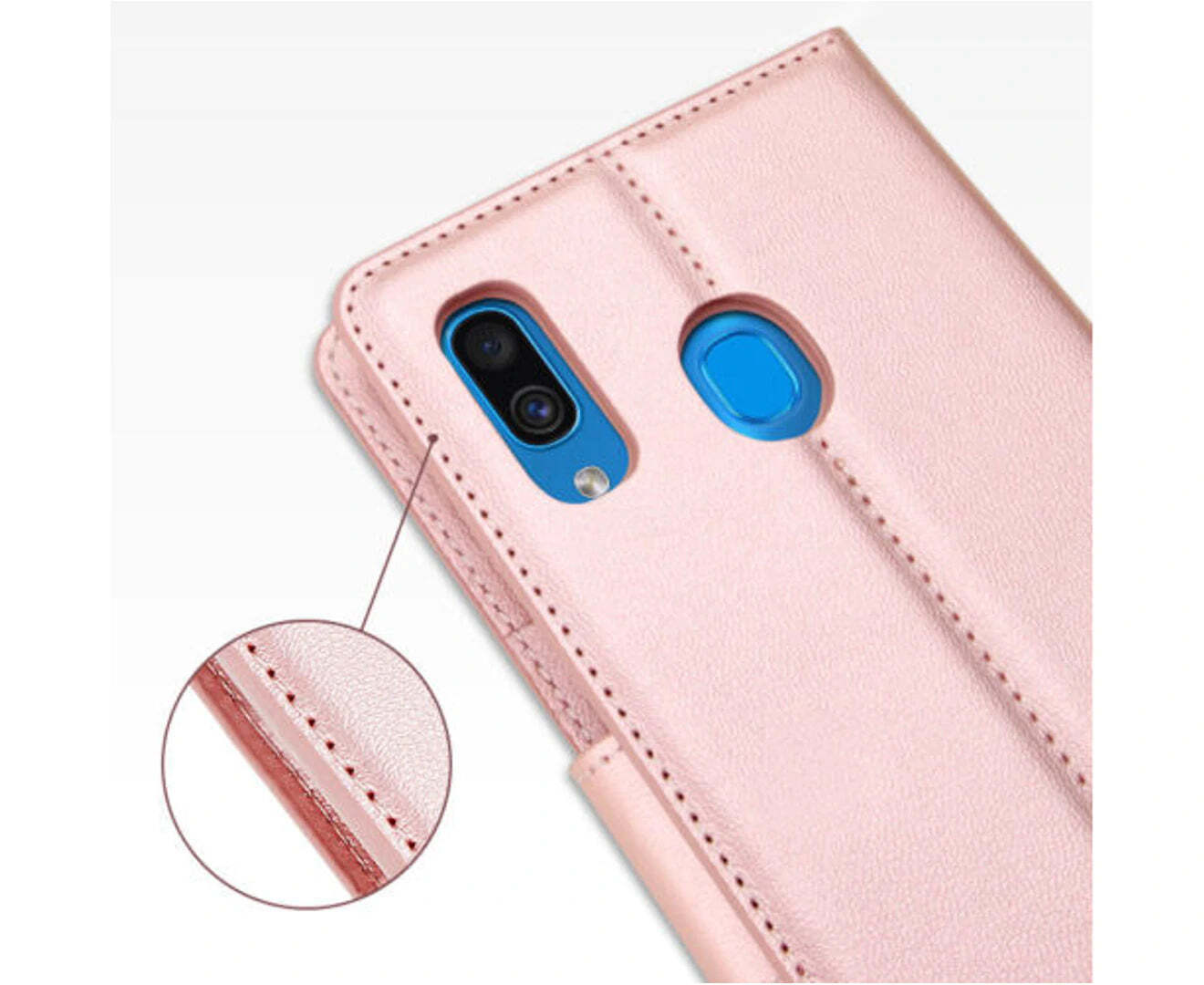 Samsung Galaxy A14 Hanman Rose Gold Wallet Case