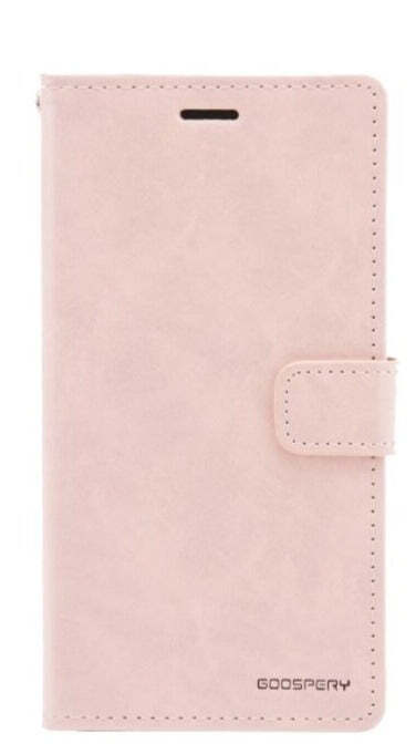 iPhone 15 Pro Blue Moon Rose Gold Wallet Case