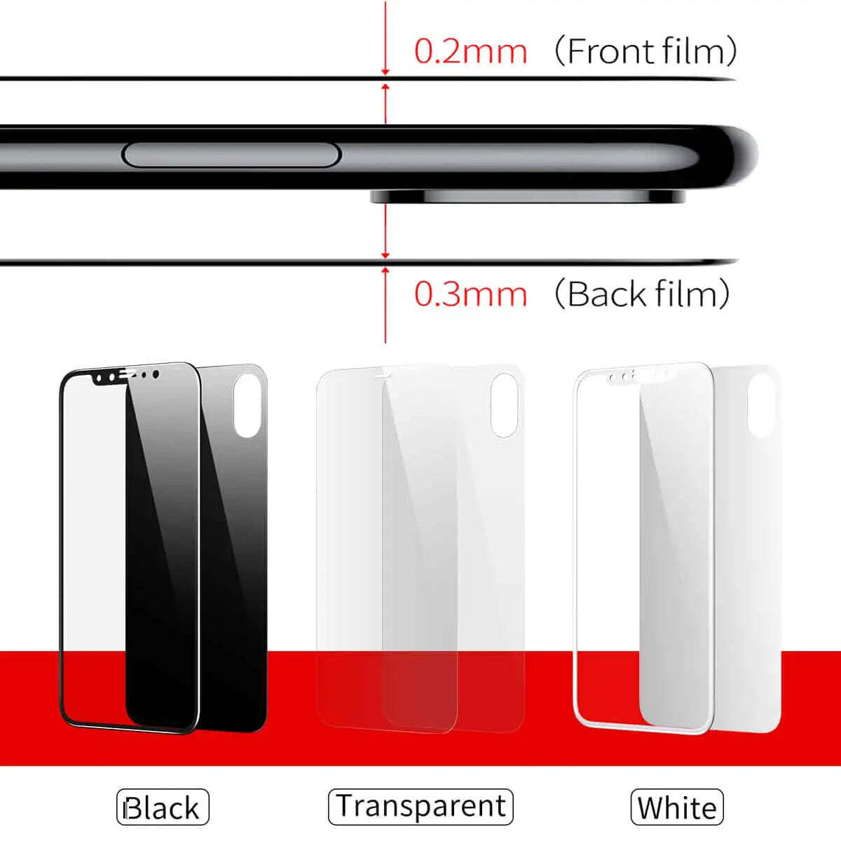 iPhone X/Xs Baseus Curved Screen Protector