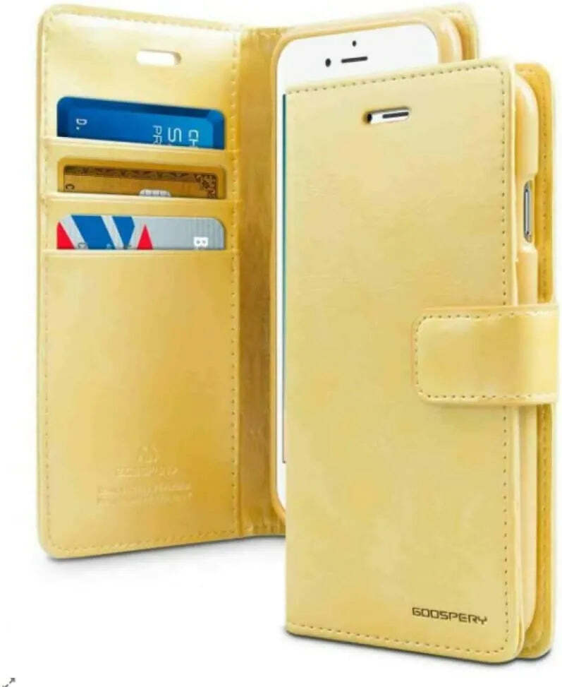 iPhone 11 Blue Moon Gold Wallet Case