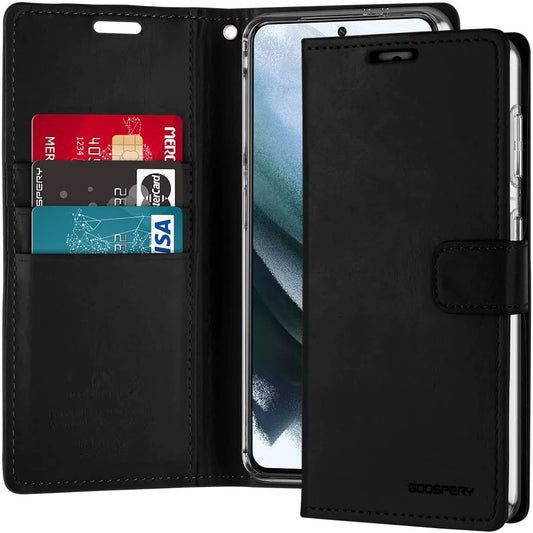 Galaxy S22 Plus Bluemoon Black Wallet