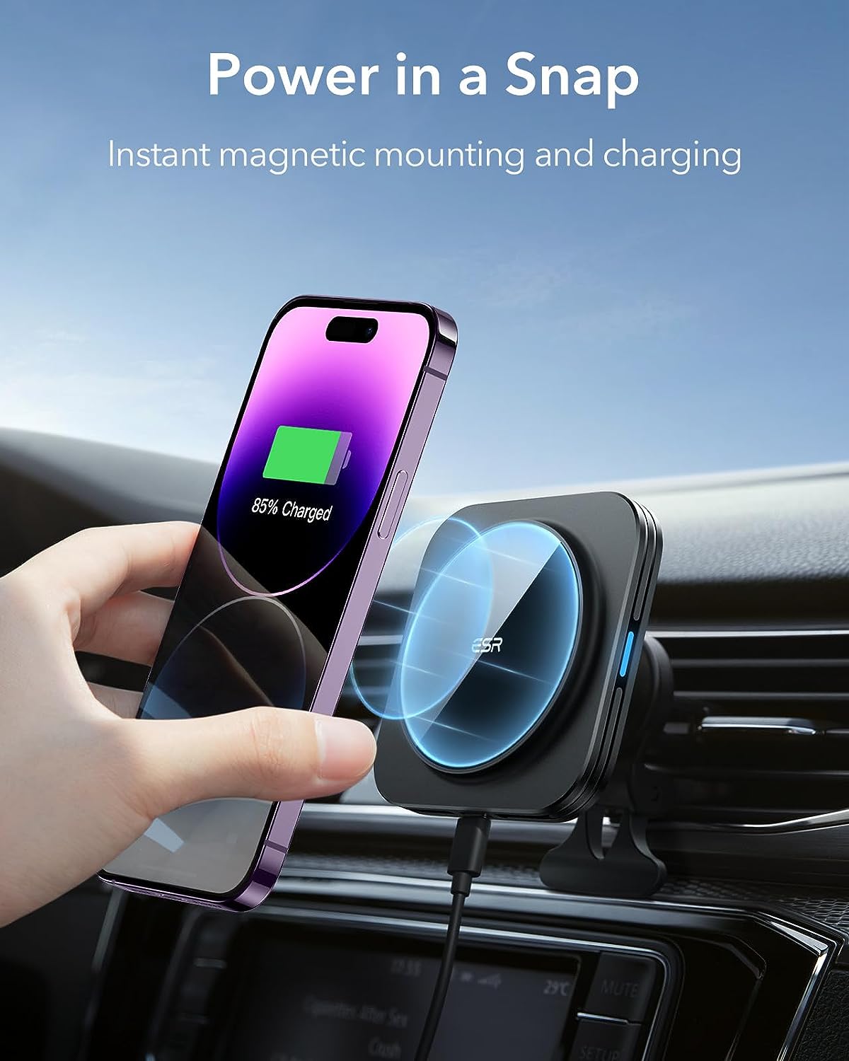 ESR Halolock Wireless Car Charger