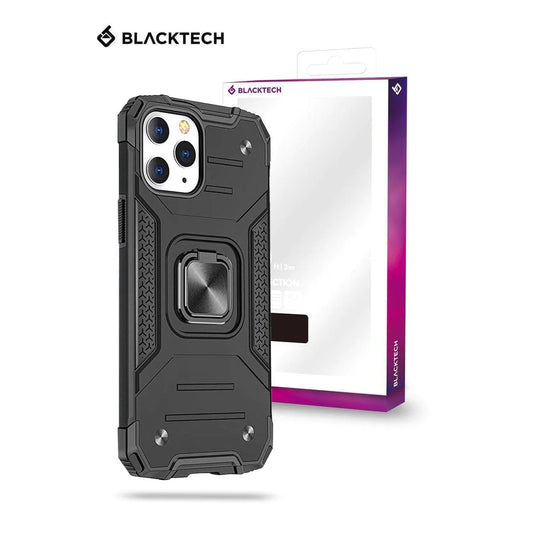Blacktech iPhone 13 Pro Robot Magnet Black Case