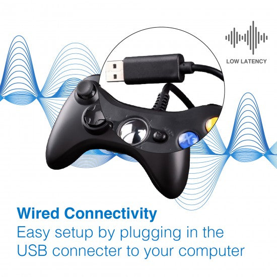 Laser Wired PC Gaming Controller
