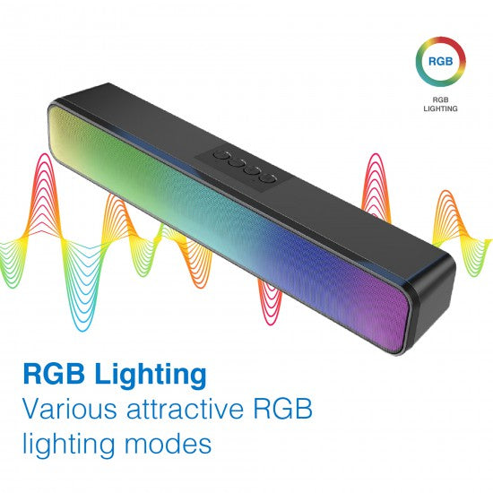 Laser RGB Bluetooth Gaming Soundbar