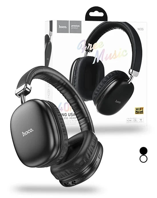 Hoco Bluetooth 5.0 Wireless HiFi Headphones 40 Hours Playtime W35