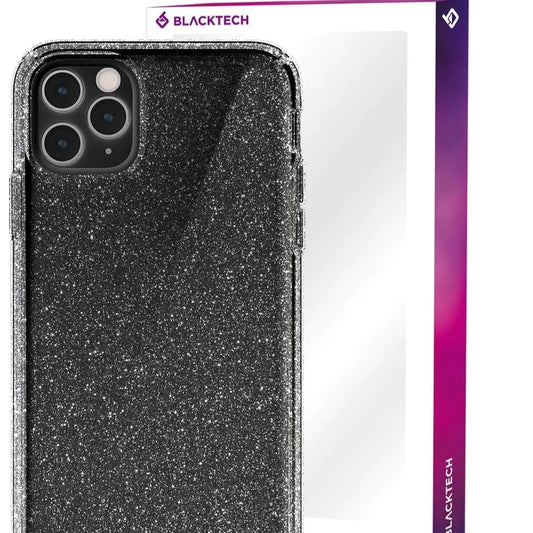 Blacktech iPhone 13 Pro Glitter Black Case