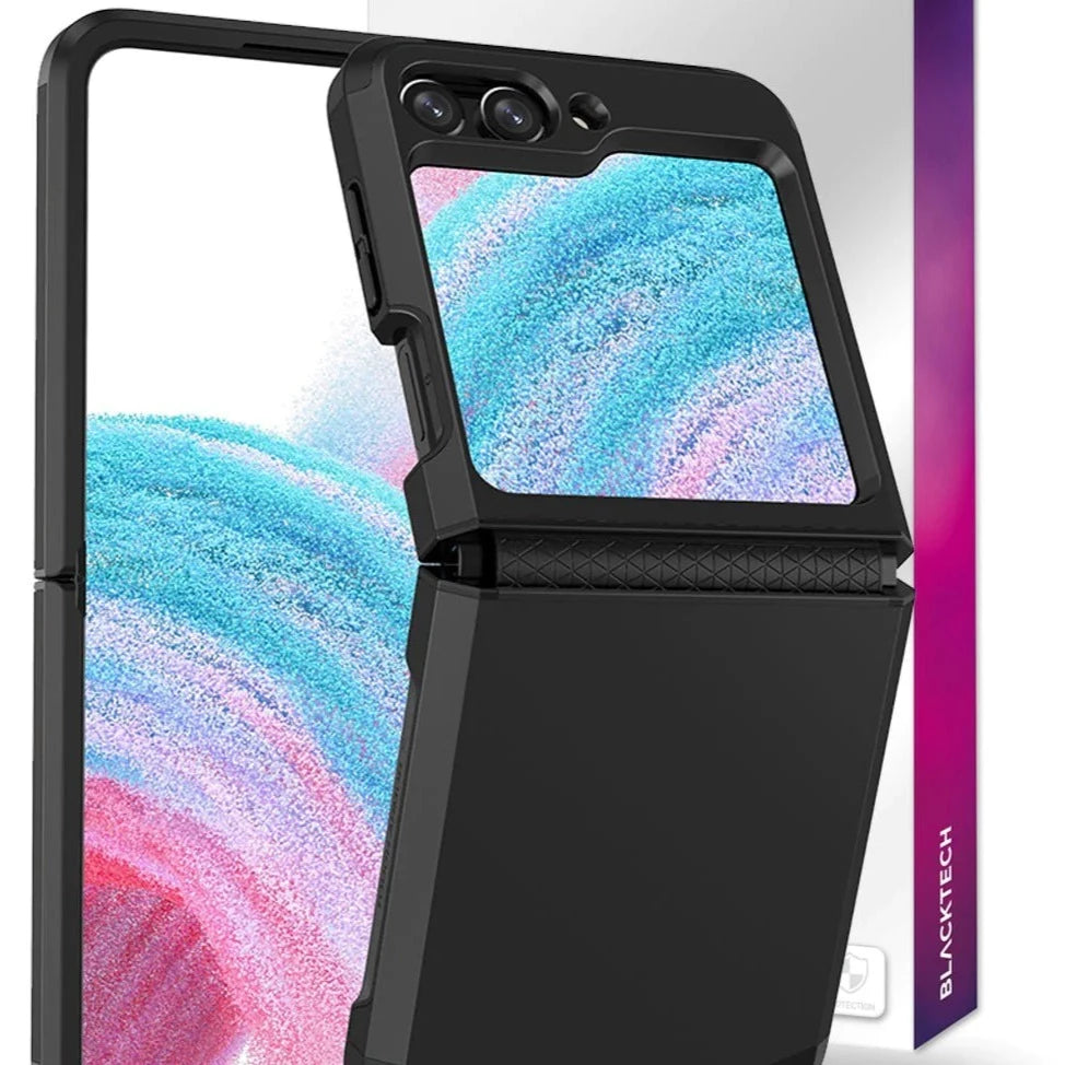 Samsung Galaxy Z Flip 5 Blacktech Defender Black Case