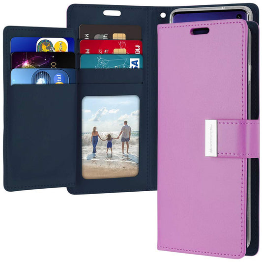 Galaxy S10 Plus Fancy Purple/Black Wallet