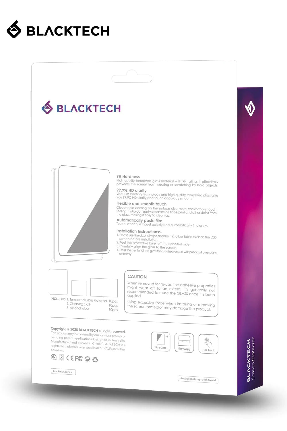 Blacktech Tempered Glass Tab A7 Lite Screen Protector