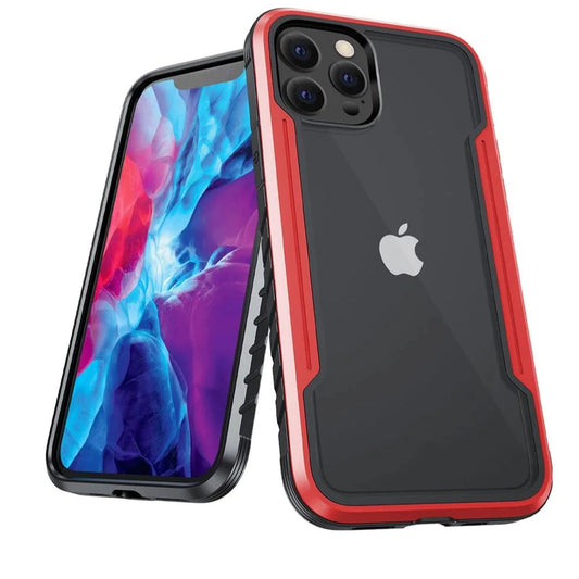 Blacktech Aluminium Alloy Red Cover For iPhone 12 Pro Max